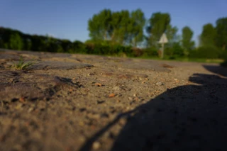 Steinig-sandiger Boden bei Roubaix